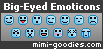 Big-Eyed Smilies: Blue