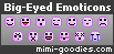 Big-Eyed Smilies: Purple