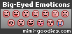 Big-Eyed Smilies: Red