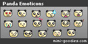 Panda Emoticons