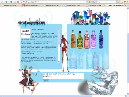 Get layout code