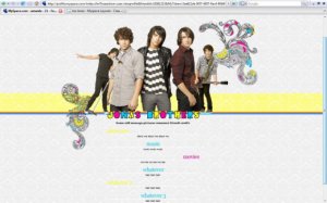 Jonas Brothers 2 - Myspace Layouts