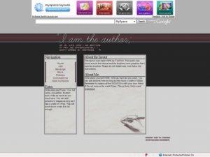 I am the author - Myspace Layouts