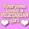 vegetarian girl