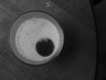 ice cold milk and an oreo cookie