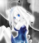 Sapphire Eyed Anime Girl