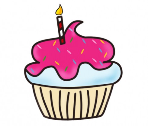 Birthday Cupcake - Vectors & Renders - CreateBlog
