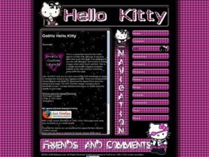 Gothic Hello Kitty