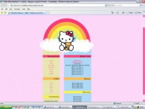 Hello Kitty Rainbow V.1   ((IE))