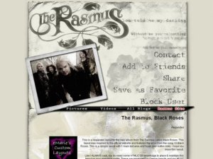 The Rasmus, Black Roses