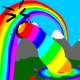 rainbow spit!