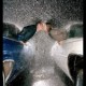kissing in the rain